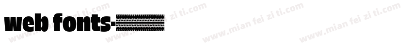 web fonts字体转换